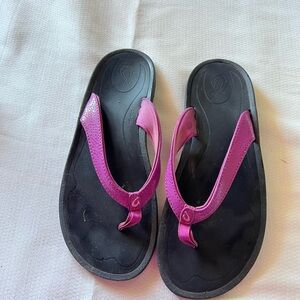 Brass!OluKai Women's Purple Flip Flop Sandals